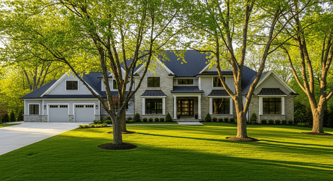 Beautiful new roof installation — after