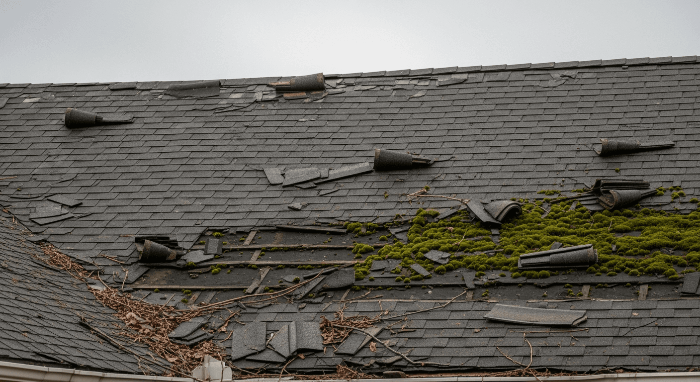 Before roof condition