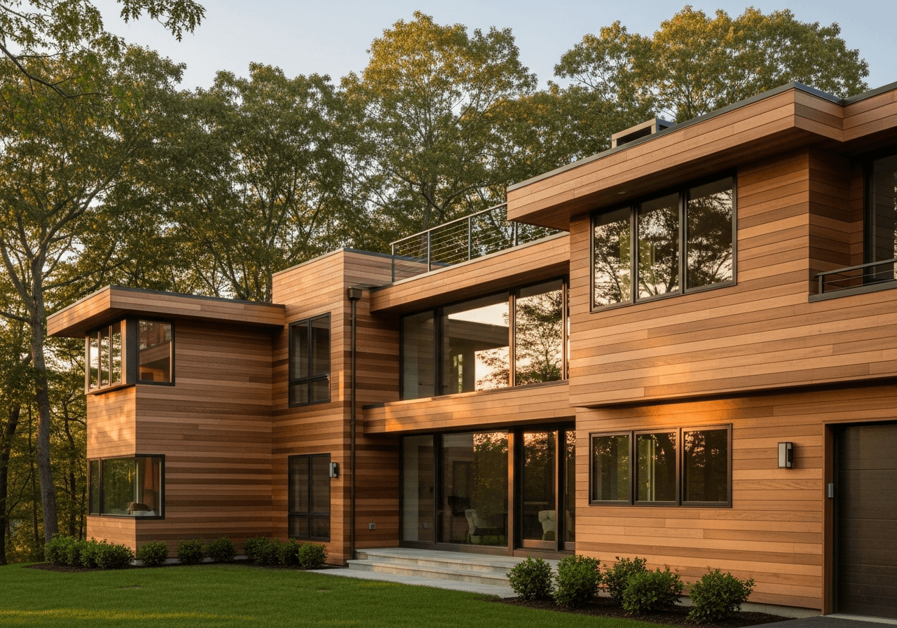 Greenwich Cedar Siding